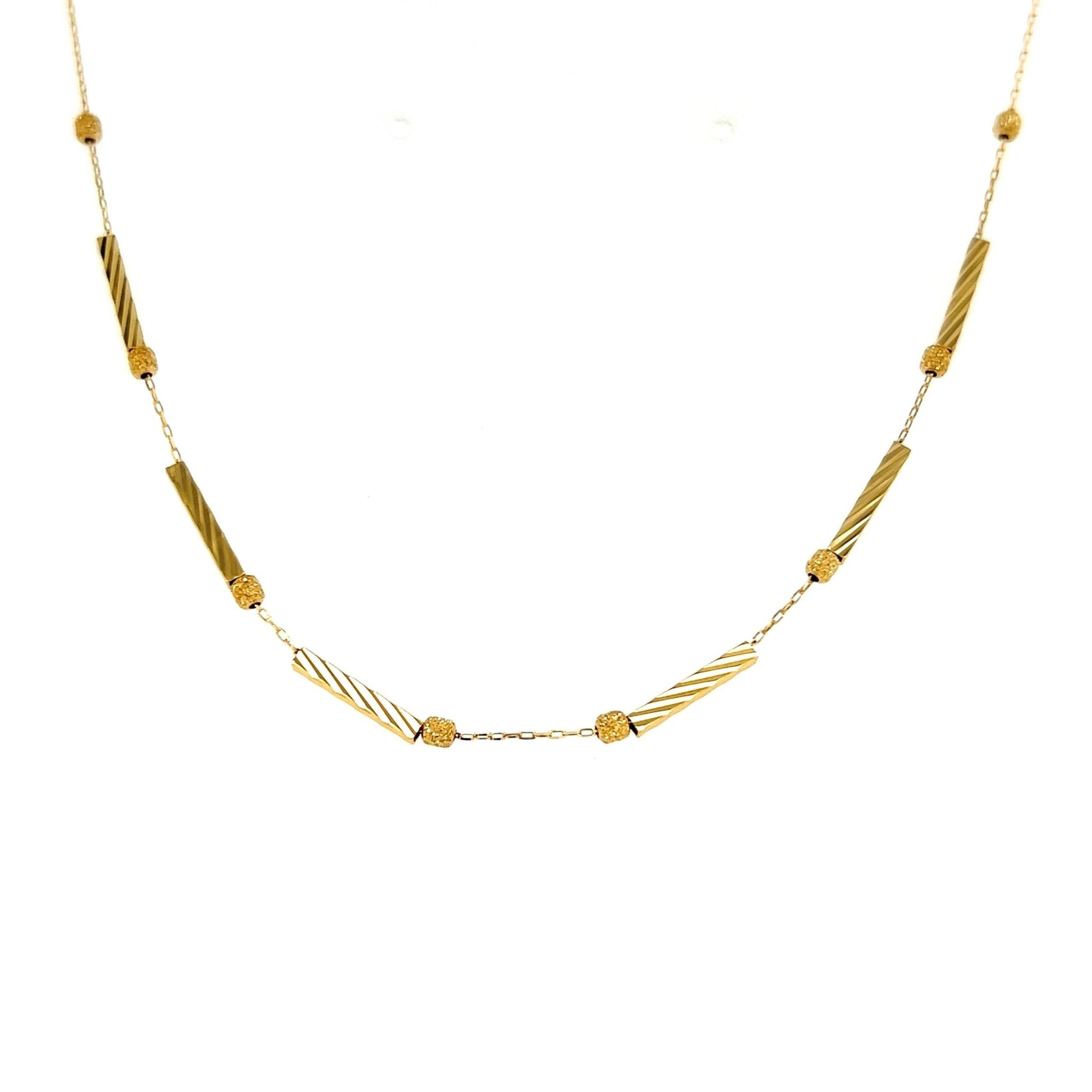 Gold Line Movable Necklace - JMW Jewelry Wholesale