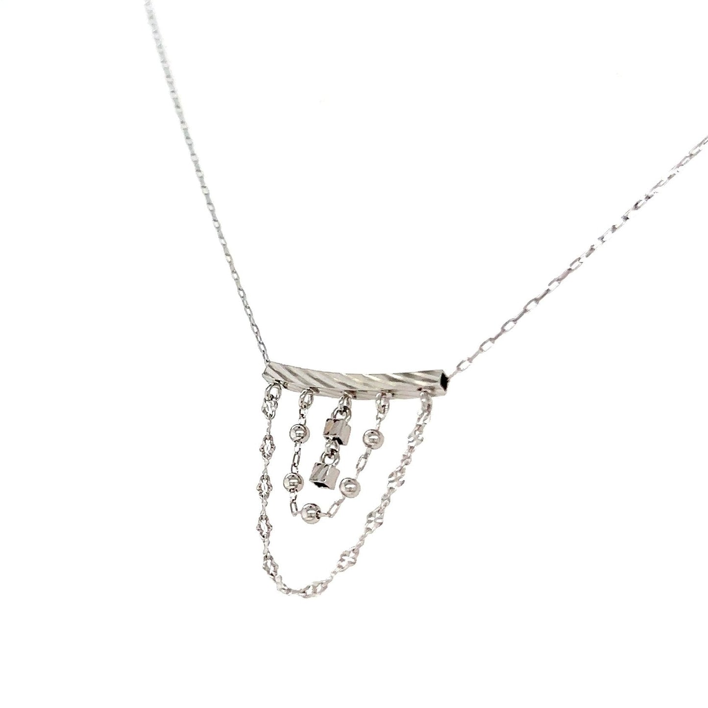 Gold Swing Beads Necklace - JMW Jewelry Wholesale