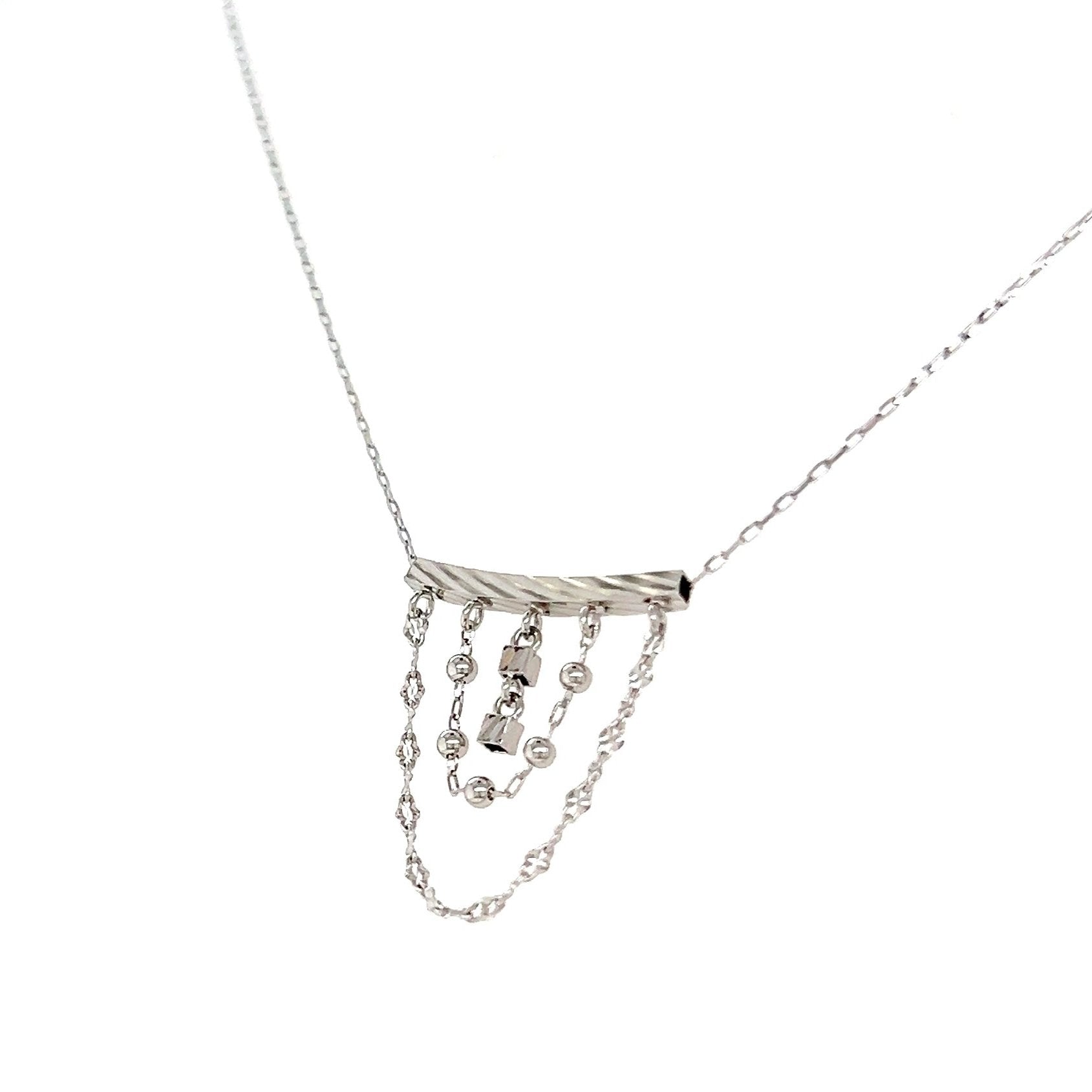 Gold Swing Beads Necklace - JMW Jewelry Wholesale