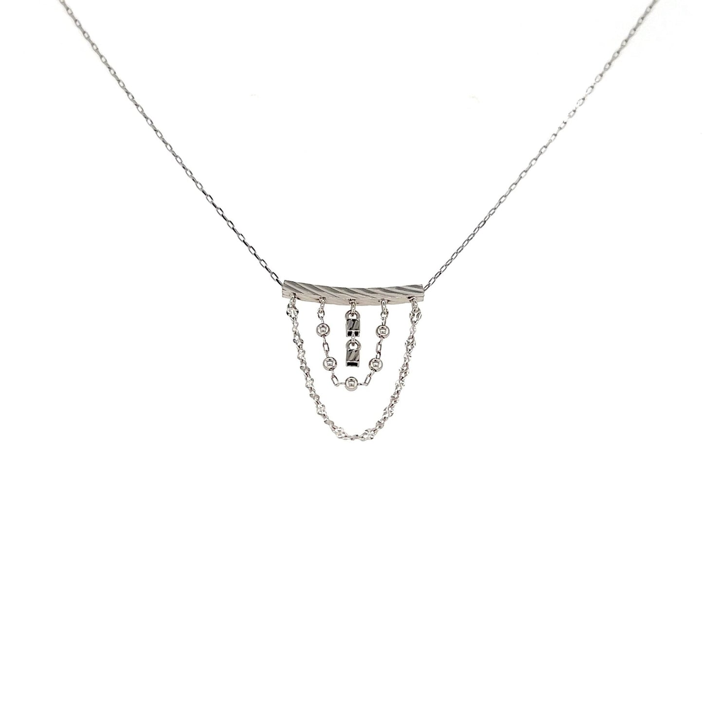 Gold Swing Beads Necklace - JMW Jewelry Wholesale