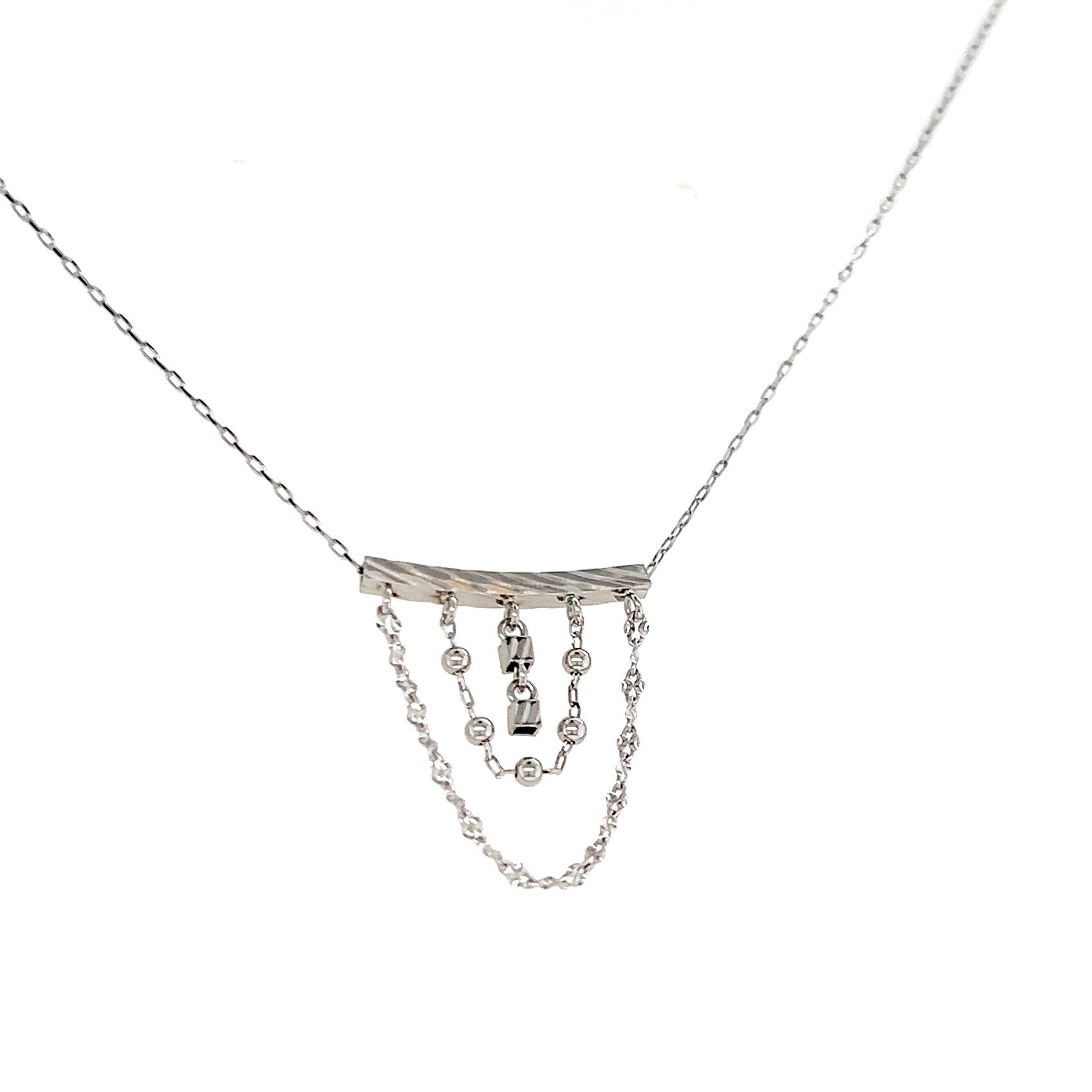 Gold Swing Beads Necklace - JMW Jewelry Wholesale