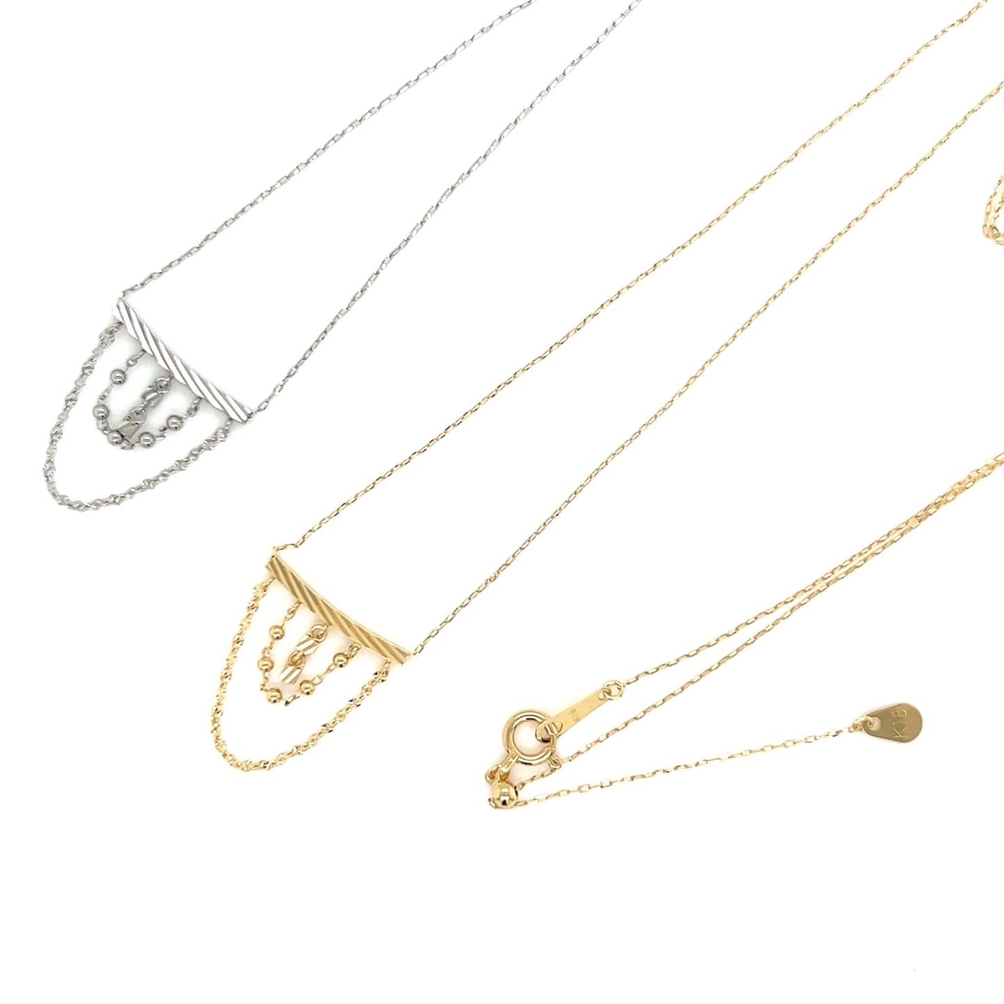 Gold Swing Beads Necklace - JMW Jewelry Wholesale