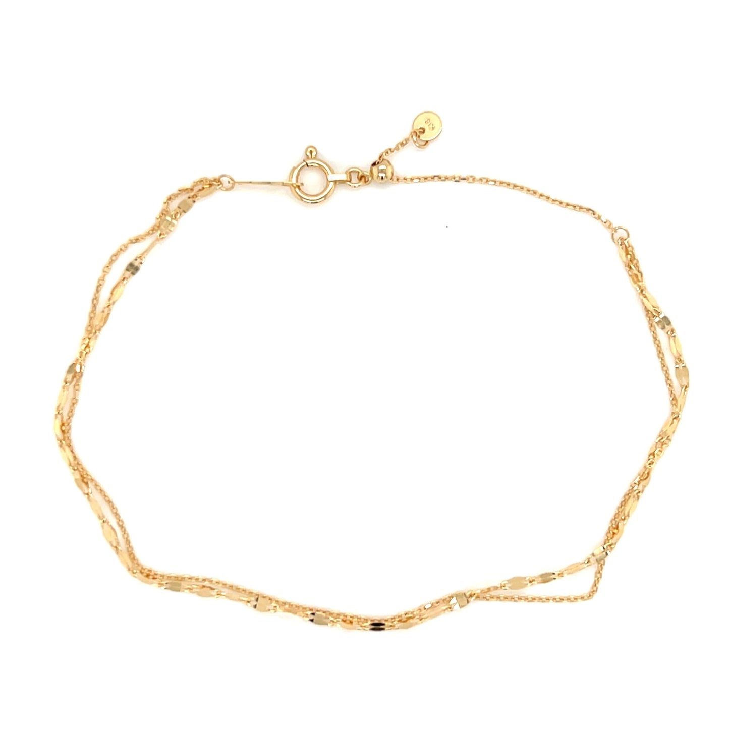 Gold Twins Bracelet - JMW Jewelry Wholesale