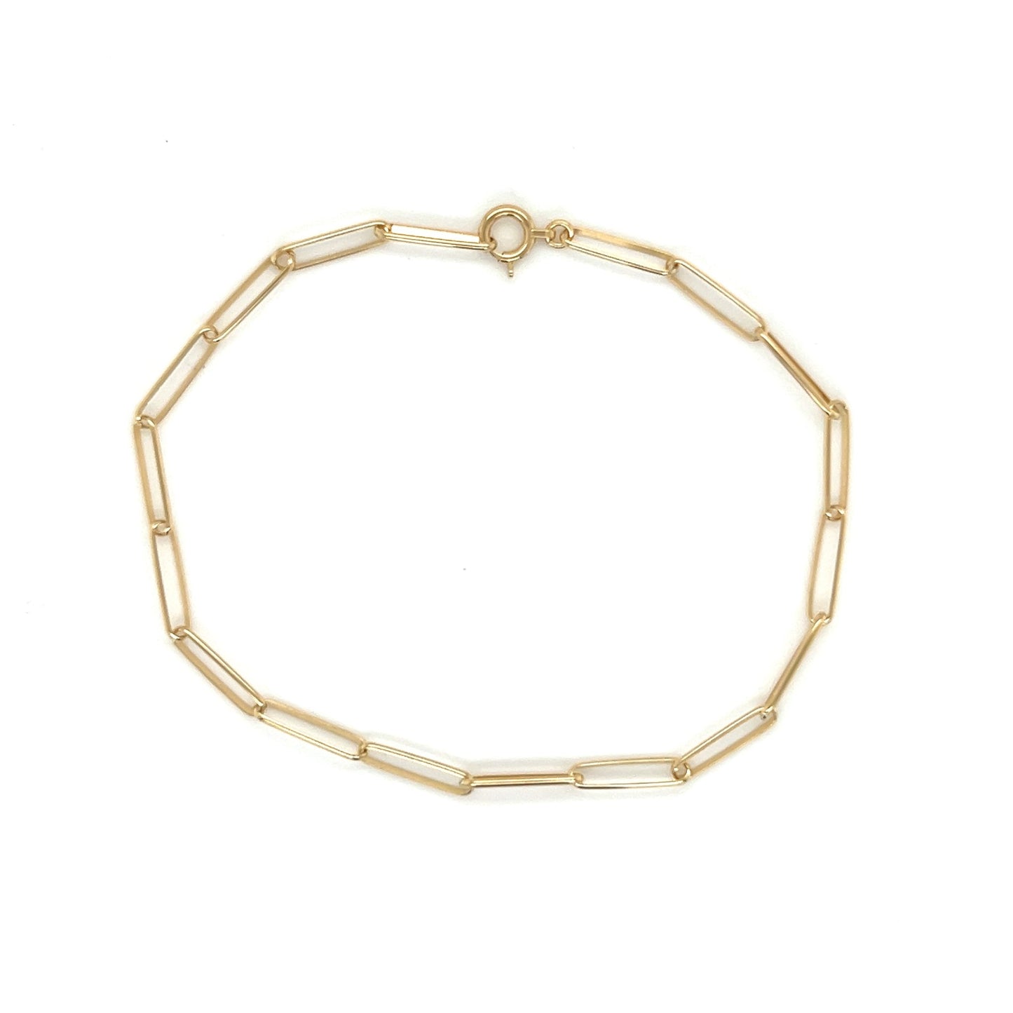 Gold Wide Paperclip chain - JMW Jewelry Wholesale