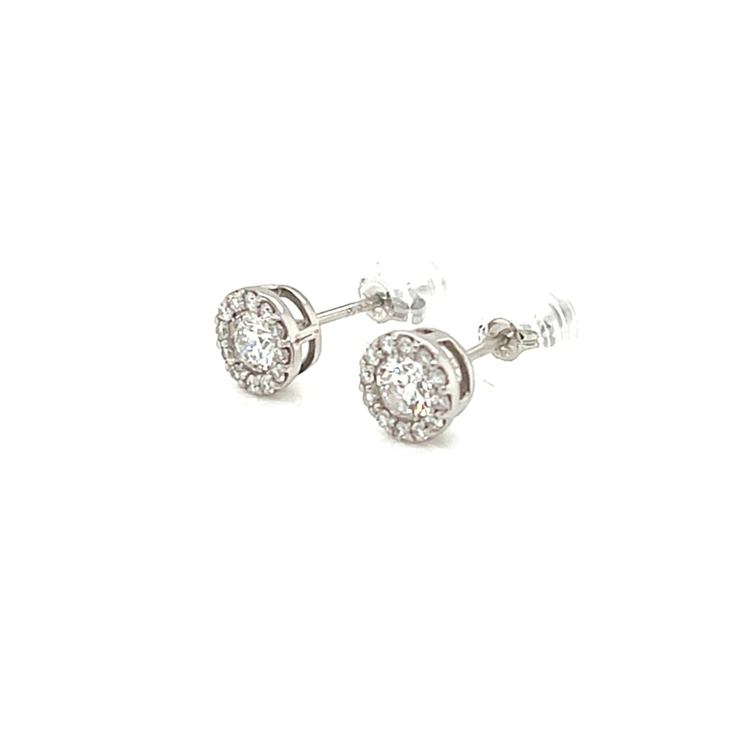 Halo Earrings 0.3/0.12ct - JMW Jewelry Wholesale