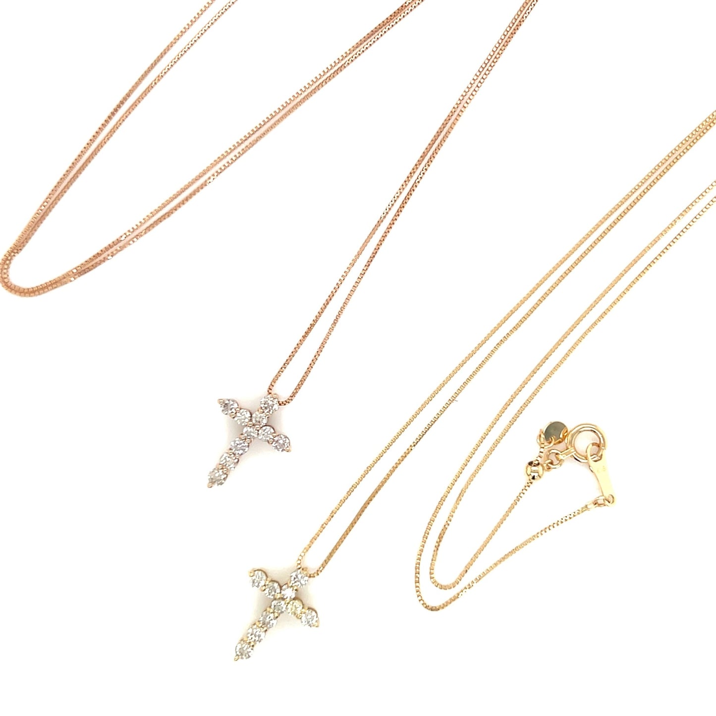HC 10 Dia Cross Necklace N 0.3ct - JMW Jewelry Wholesale