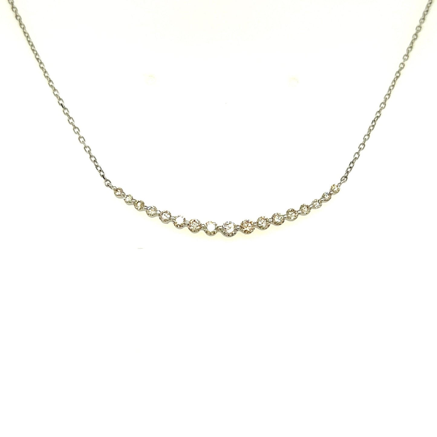 HC 17 Dia Smile Necklace 0.5ct - JMW Jewelry Wholesale