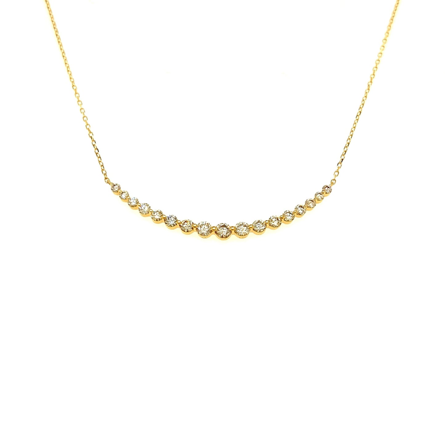 HC 17 Dia Smile Necklace 1ct - JMW Jewelry Wholesale