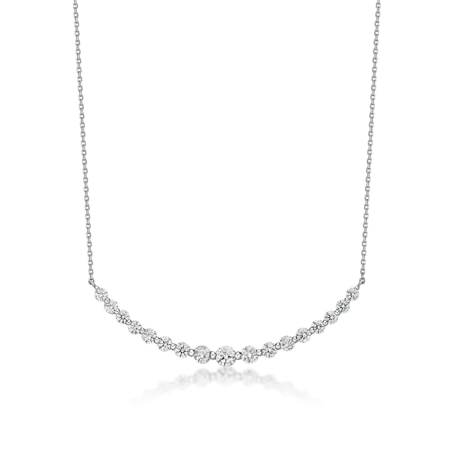 HC 17 Dia Smile Necklace 1ct - JMW Jewelry Wholesale