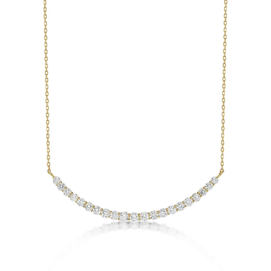 HC 21 Dia Smile Necklace 1ct - JMW Jewelry Wholesale