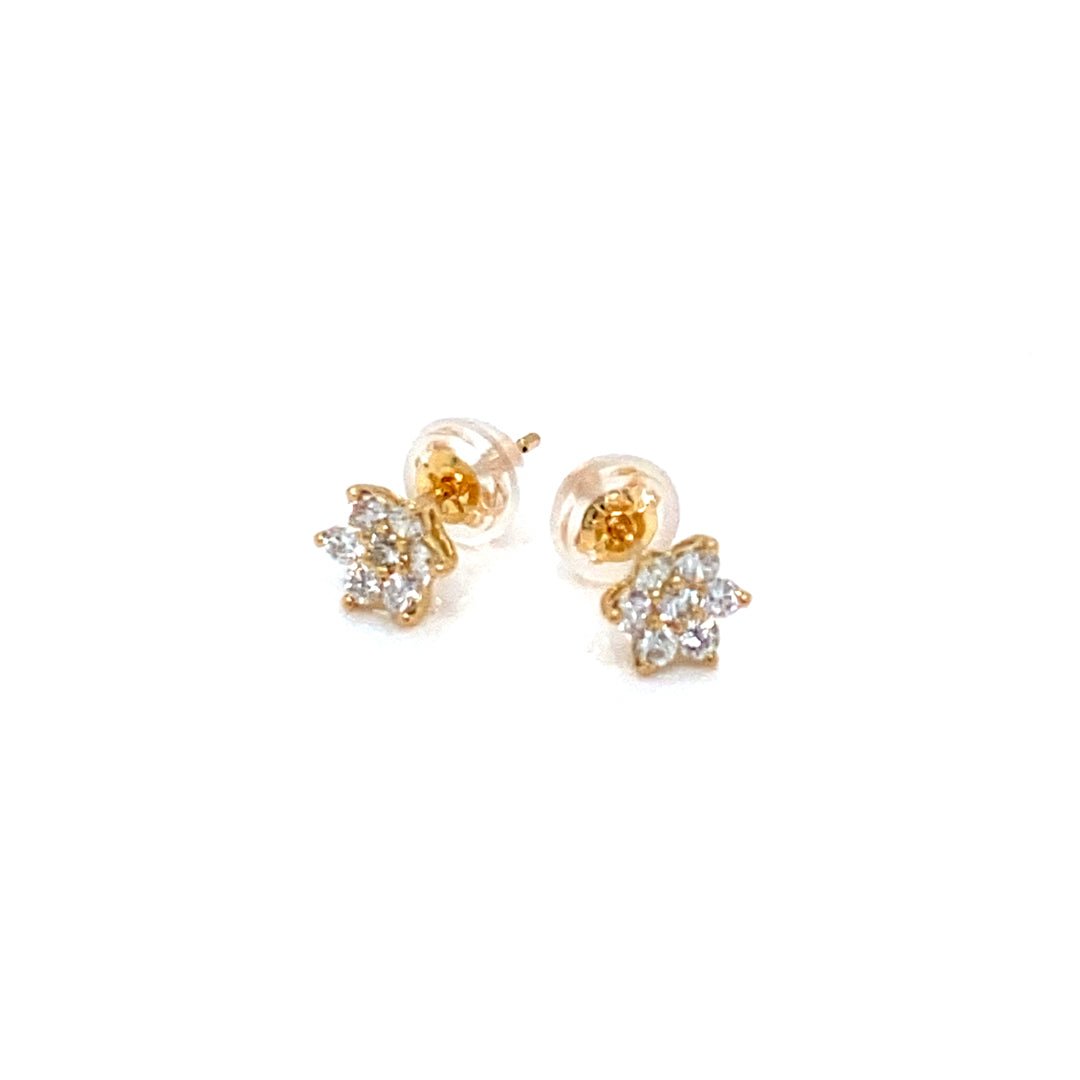 HC 6 petals Flower Earrings 0.3ct - JMW Jewelry Wholesale