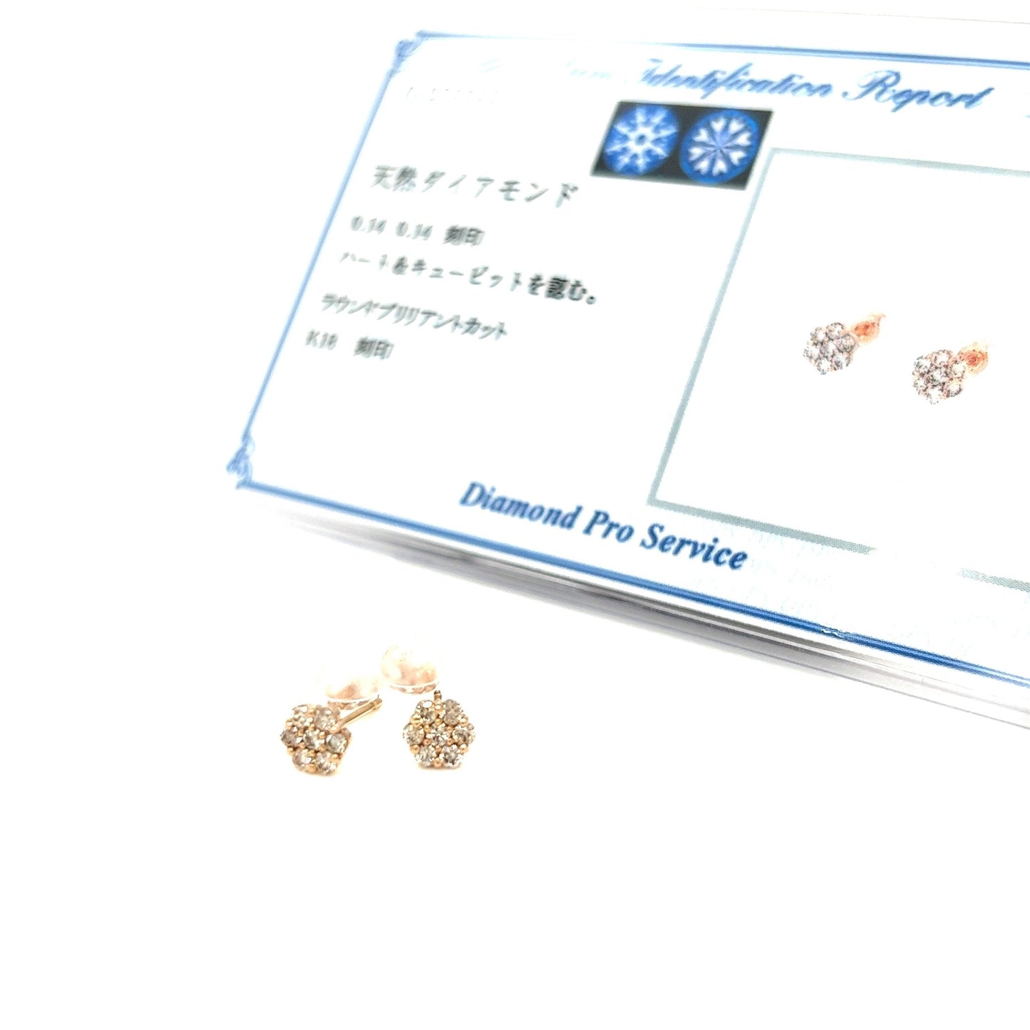 HC 7 Dia Flower Earrings 0.28ct - JMW Jewelry Wholesale