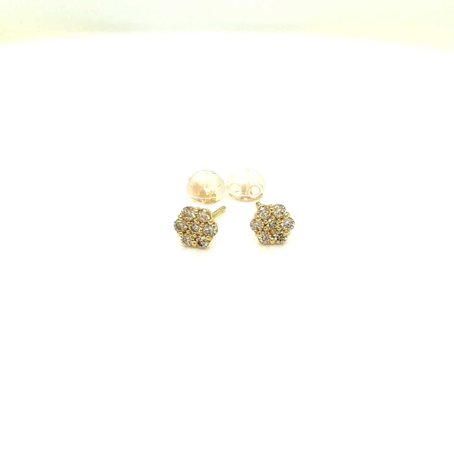 HC 7 Dia Flower Earrings 0.28ct - JMW Jewelry Wholesale