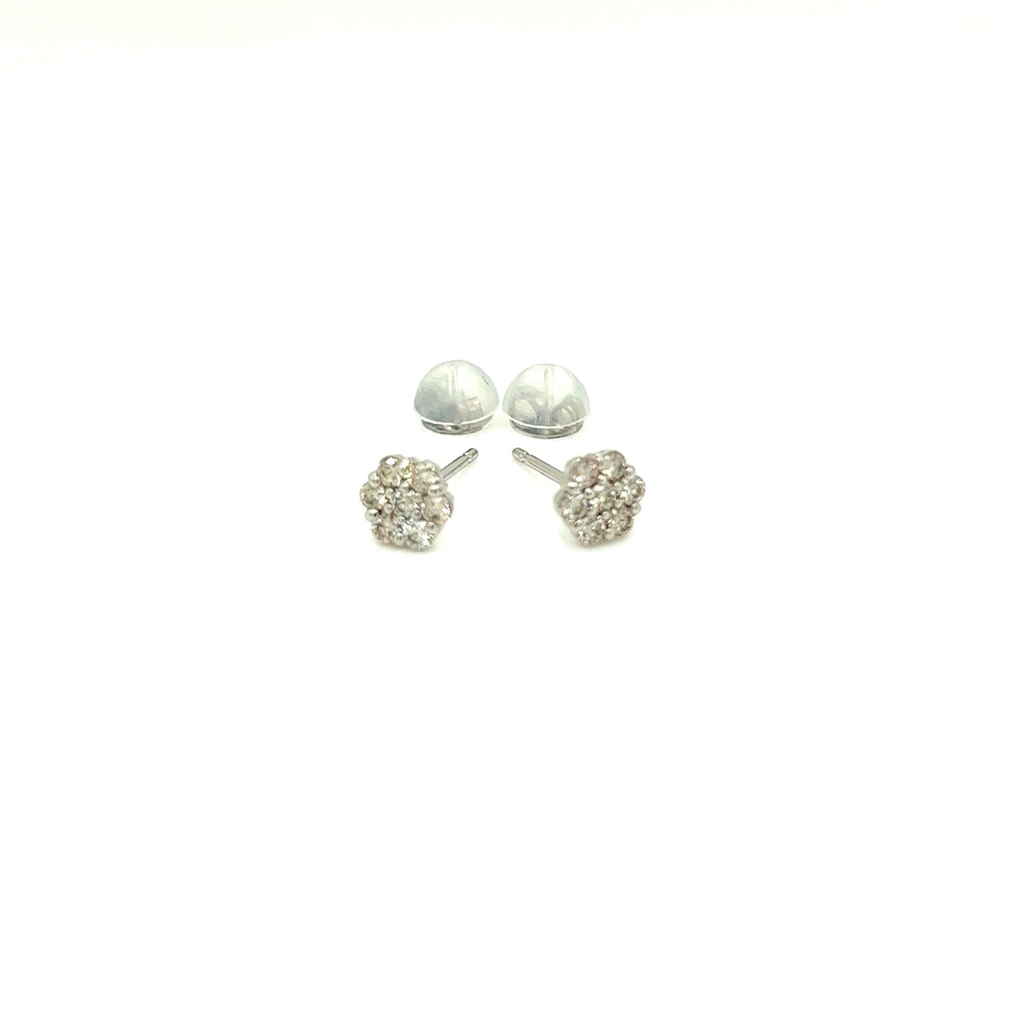 HC 7 Dia Flower Earrings 0.28ct - JMW Jewelry Wholesale