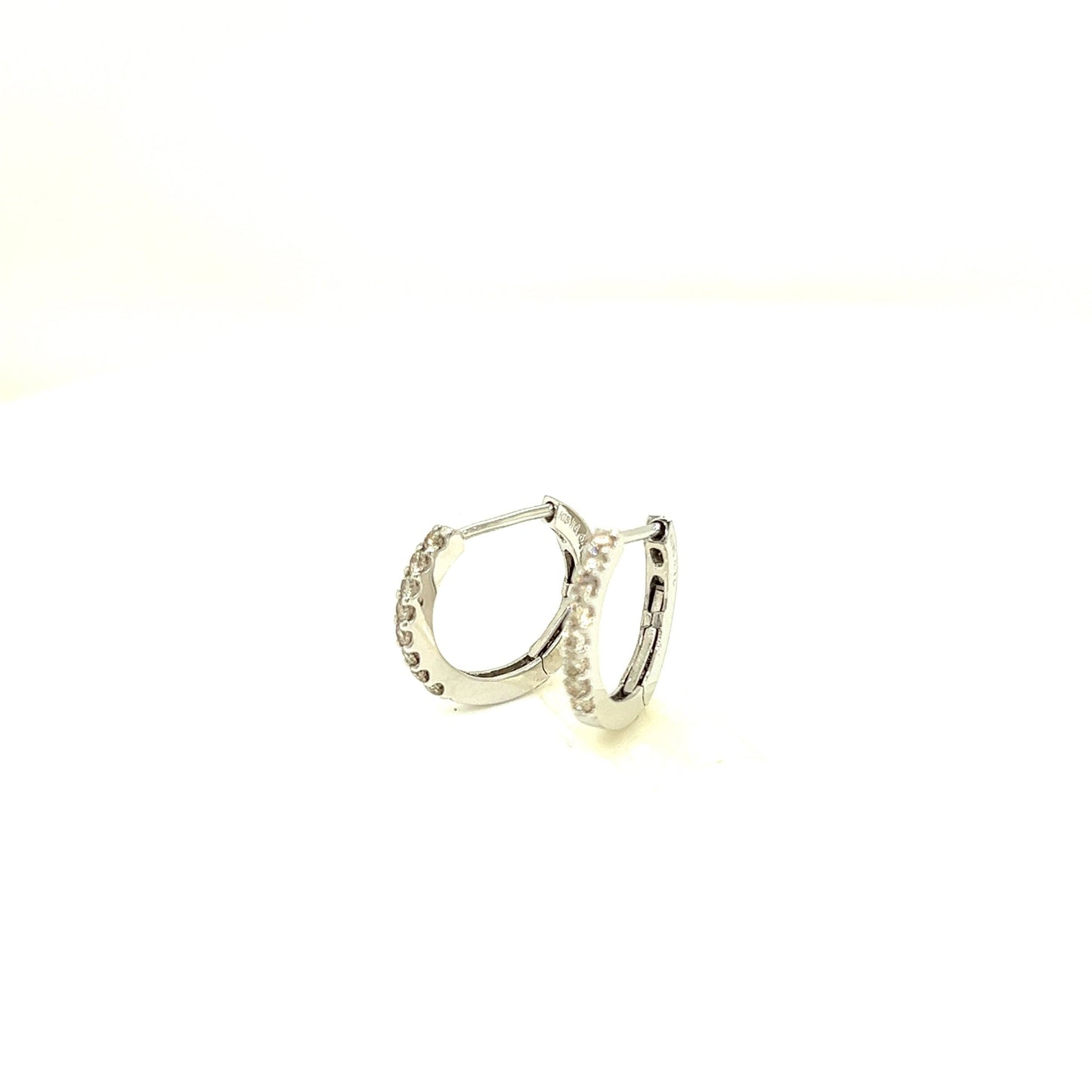 HC 8 Dia Hoop Earrings 0.2ct/OW - JMW Jewelry Wholesale