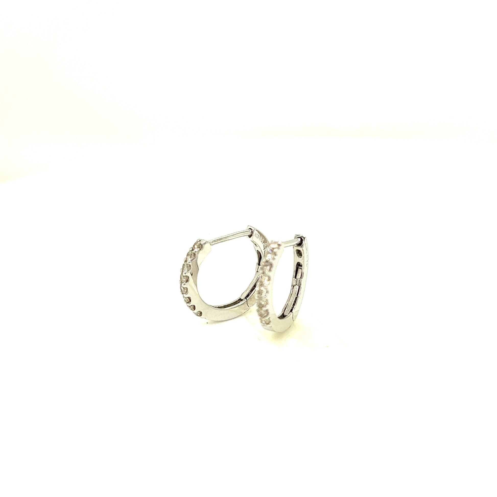 HC 8 Dia Hoop Earrings 0.2ct/OW - JMW Jewelry Wholesale