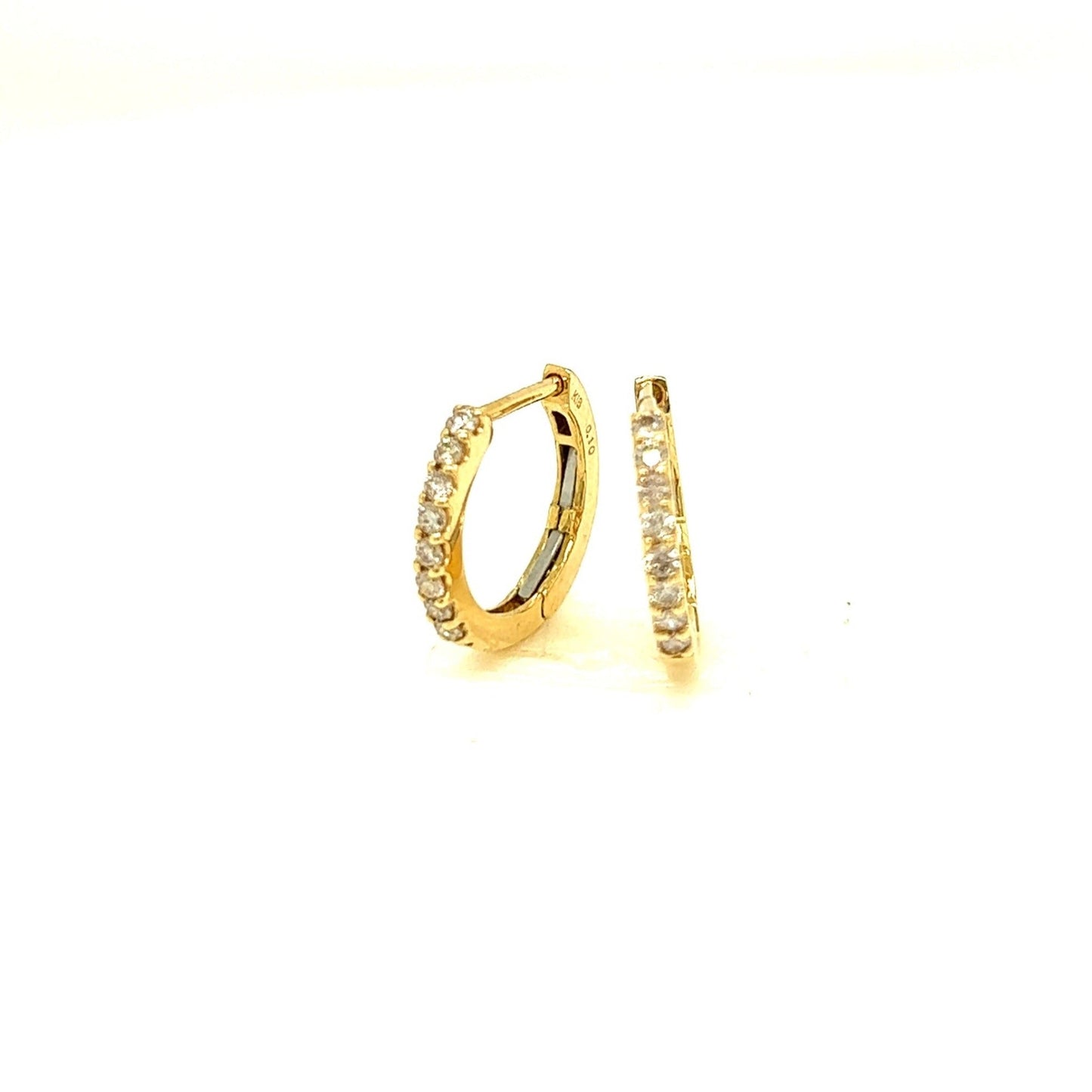 HC 9 Dia Hoop Earrings 0.3ct/OW - JMW Jewelry Wholesale