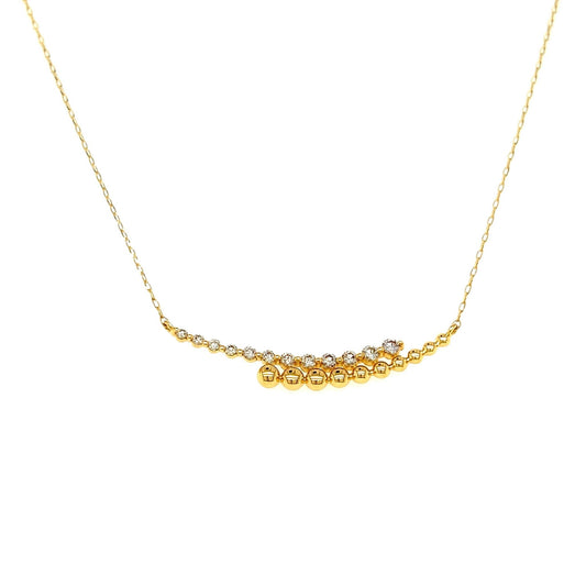 HC Cradle Smile Necklace 0.3ct - JMW Jewelry Wholesale