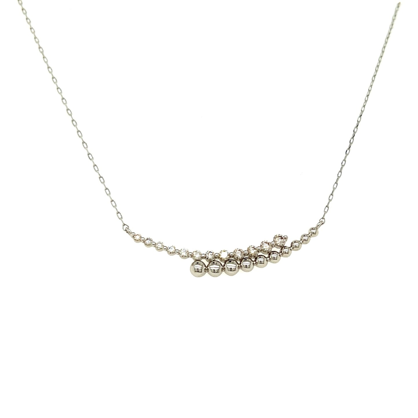 HC Cradle Smile Necklace 0.3ct - JMW Jewelry Wholesale