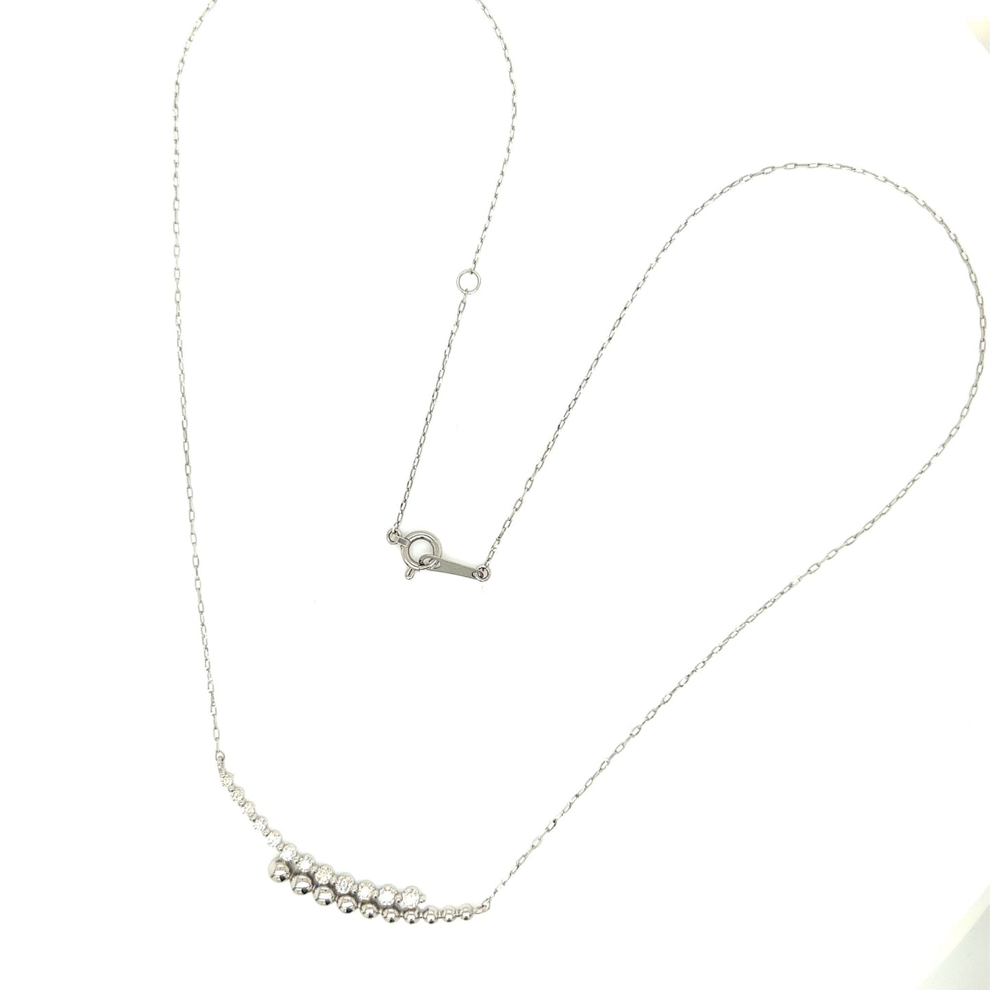 HC Cradle Smile Necklace 0.3ct - JMW Jewelry Wholesale