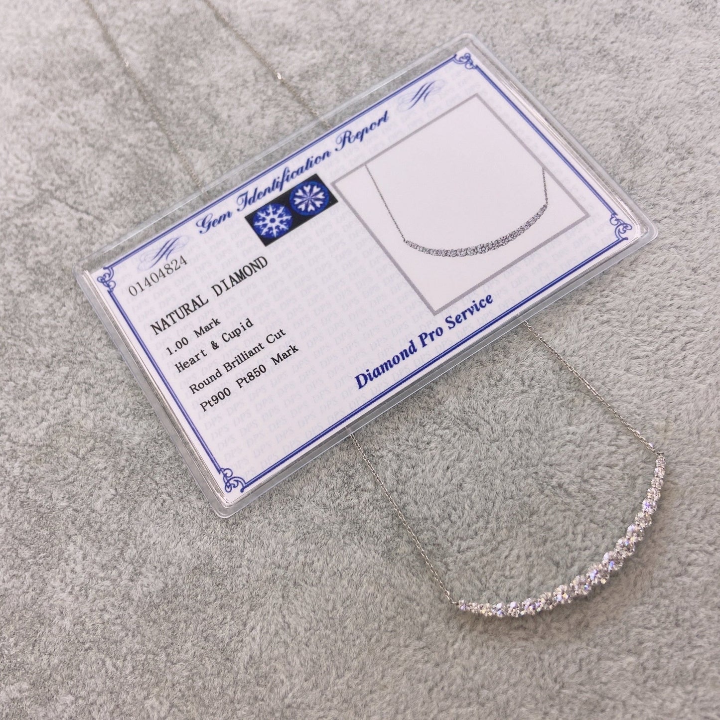 HC Heart Shape 19 Dia Smile Necklace 1ct - JMW Jewelry Wholesale