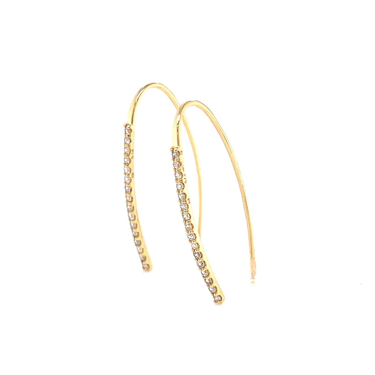 HC Long Dia Earwire 0.3ct - JMW Jewelry Wholesale