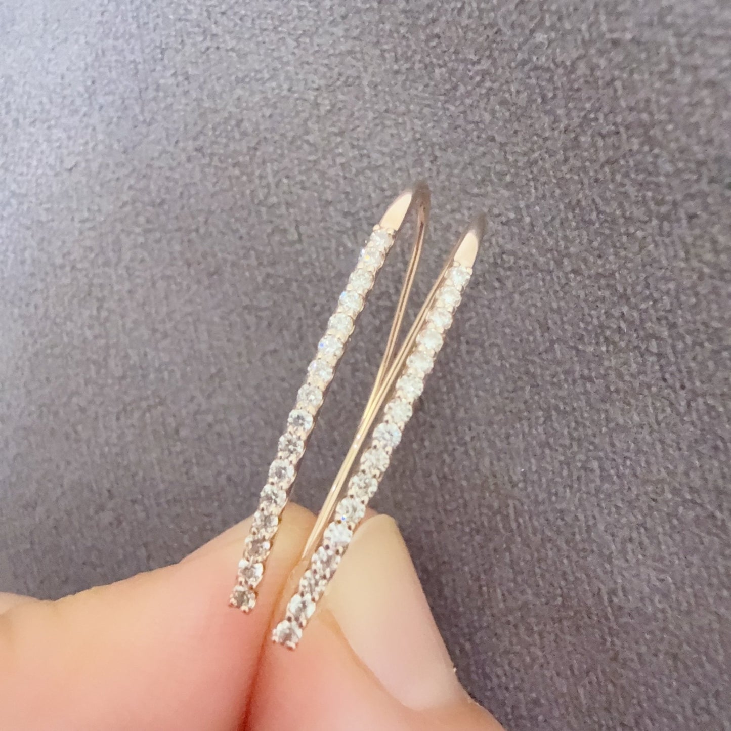 HC Long Dia Earwire 0.3ct - JMW Jewelry Wholesale