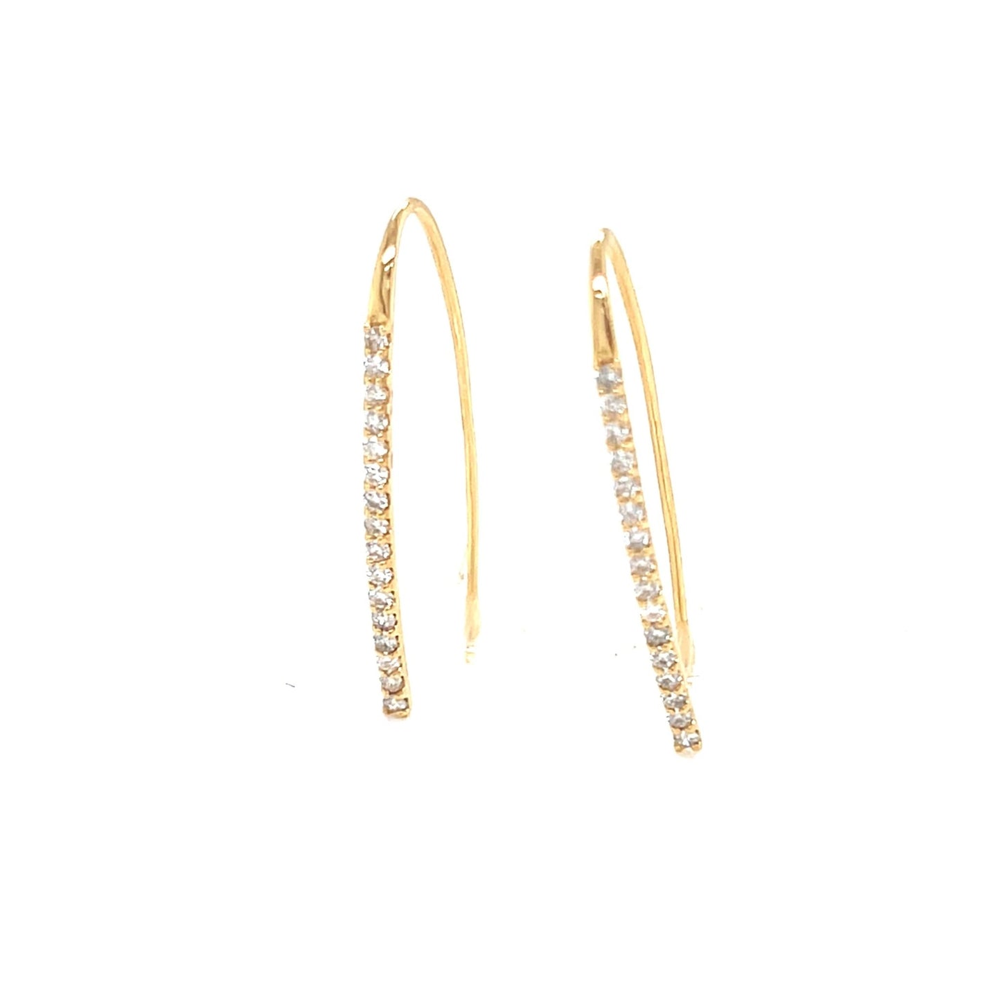 HC Long Dia Earwire 0.3ct - JMW Jewelry Wholesale