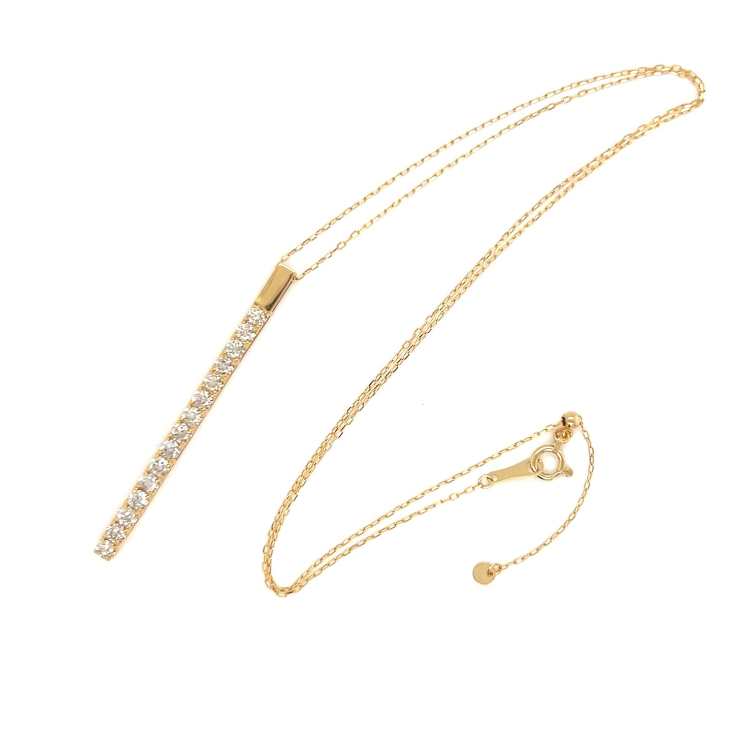 HC Row Necklace 1ct - JMW Jewelry Wholesale