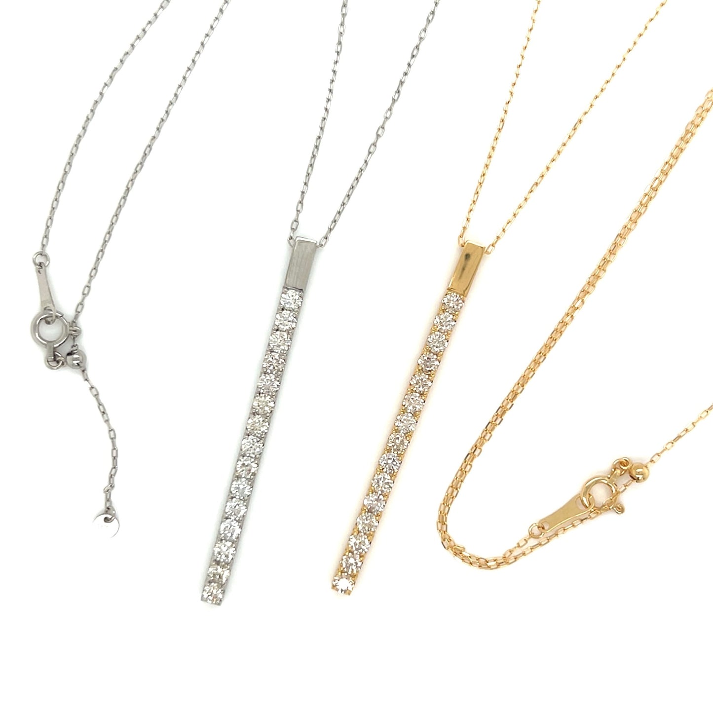 HC Row Necklace 1ct - JMW Jewelry Wholesale