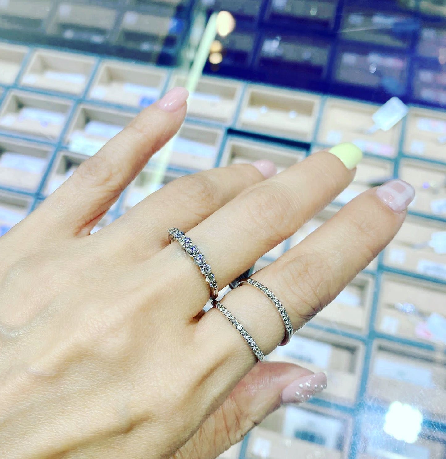 HC Side Heart Gradual Dia Ring 1ct - JMW Jewelry Wholesale