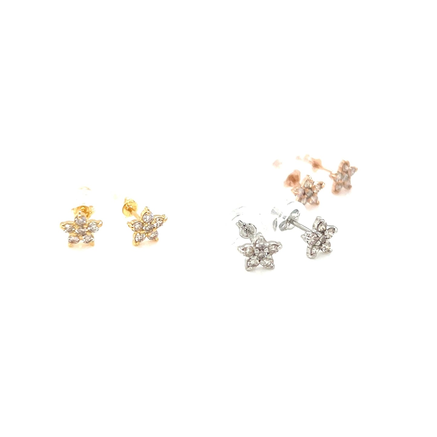 HC Star Earrings 0.2ct - JMW Jewelry Wholesale