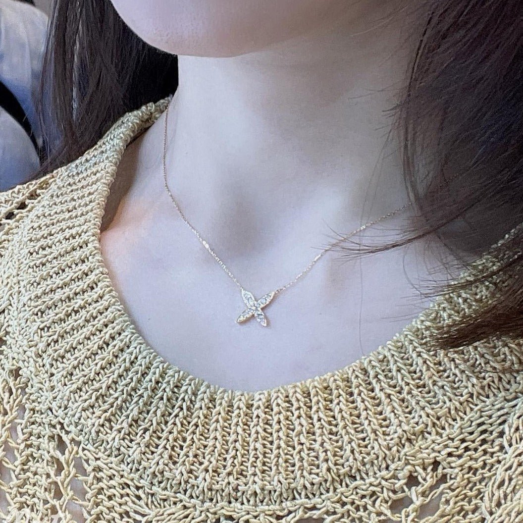 HC X Necklace 0.2ct - JMW Jewelry Wholesale