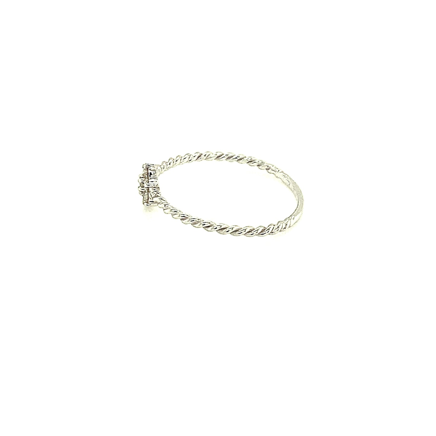 Hexagon Star Ripple ring 0.1ct - JMW Jewelry Wholesale