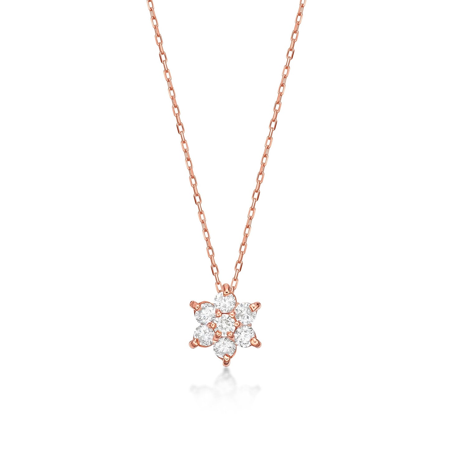 Hexagram Star Necklace 0.2ct - JMW Jewelry Wholesale