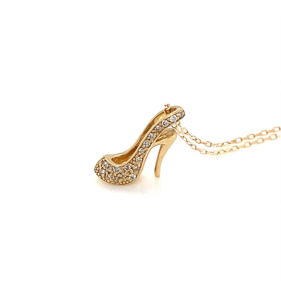 High Heel Necklace 0.05ct - JMW Jewelry Wholesale