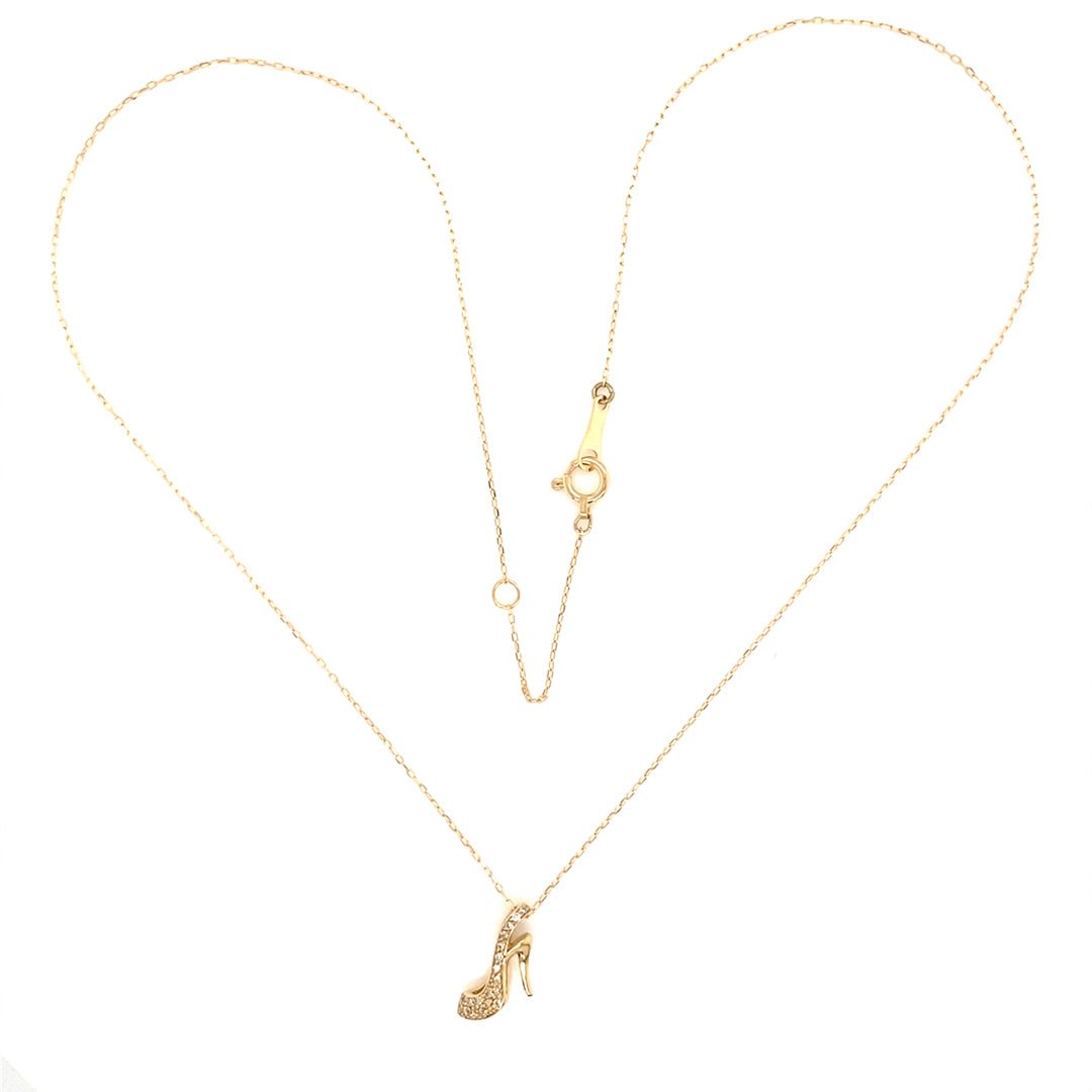 High Heel Necklace 0.05ct - JMW Jewelry Wholesale