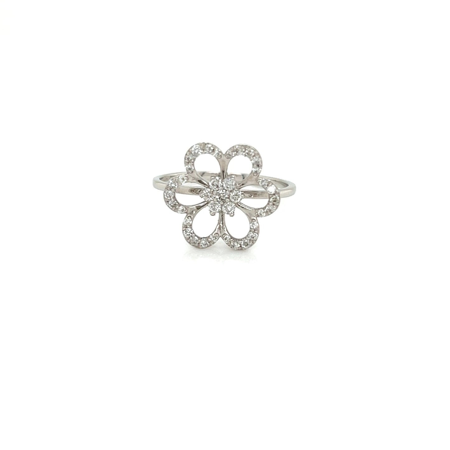 Hollow Flower Ring 0.32ct - JMW Jewelry Wholesale