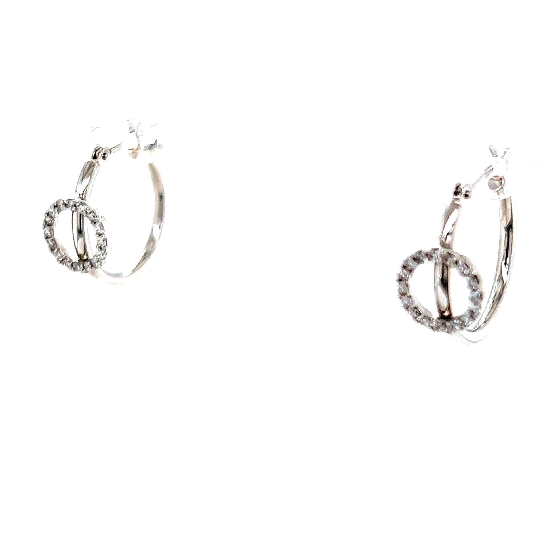 Hollow Round Hoop Earrings 0.16ct - JMW Jewelry Wholesale