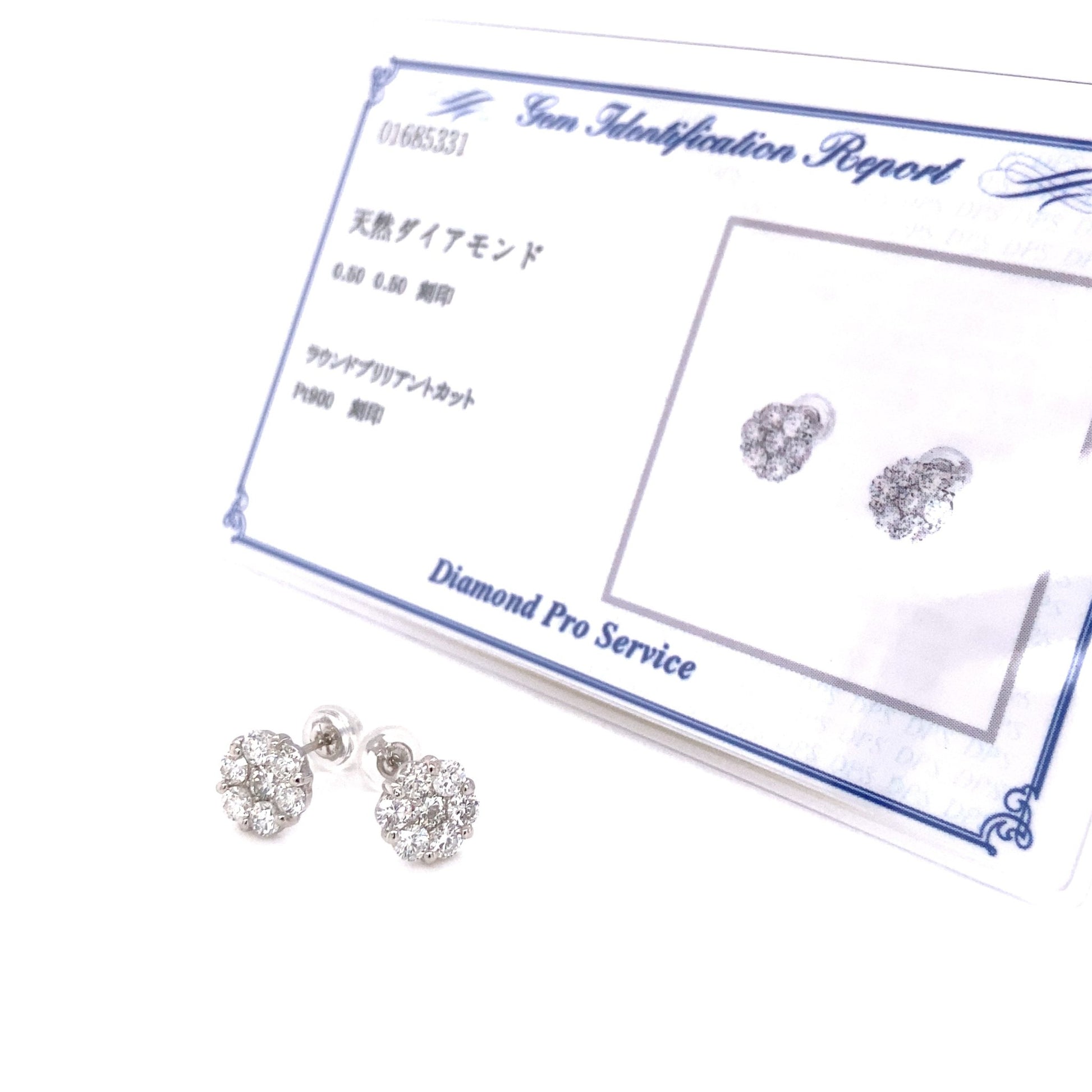 Honeycomb Flower Earrings 1ct - JMW Jewelry Wholesale