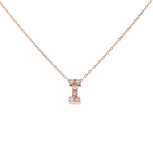 Initial I Necklace 0.04ct - JMW Jewelry Wholesale