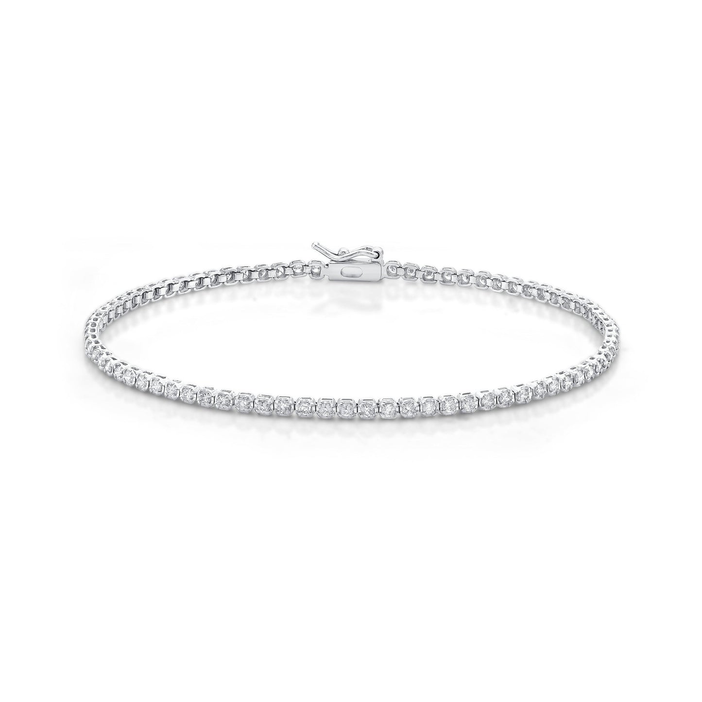 K18 Tennis Bracelet 1ct - JMW Jewelry Wholesale