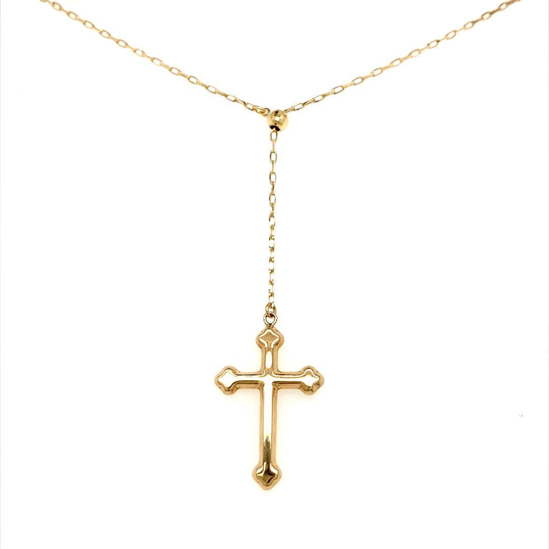 Long Cross Necklace - JMW Jewelry Wholesale
