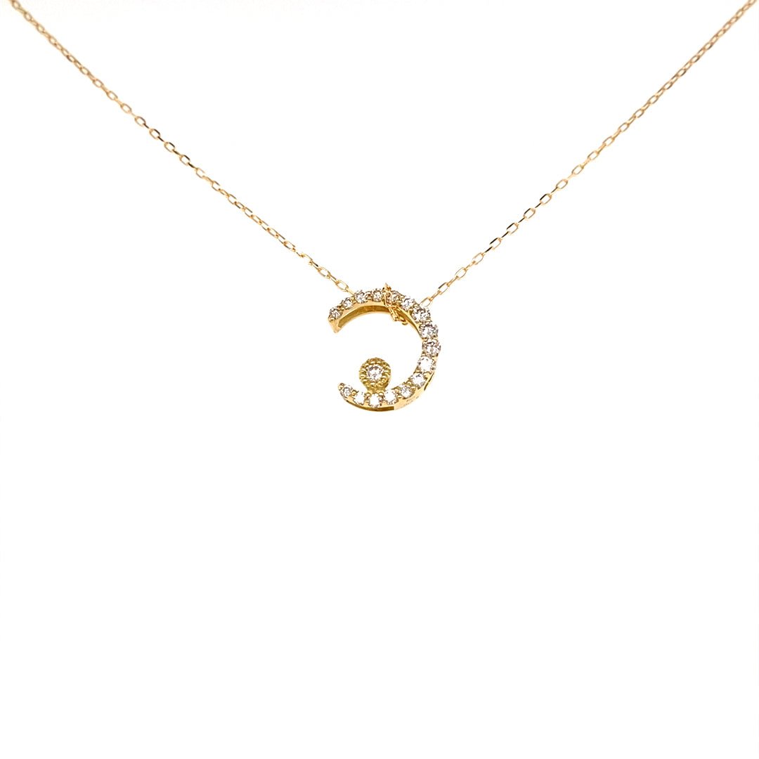 Moon D Necklace 0.15ct - JMW Jewelry Wholesale
