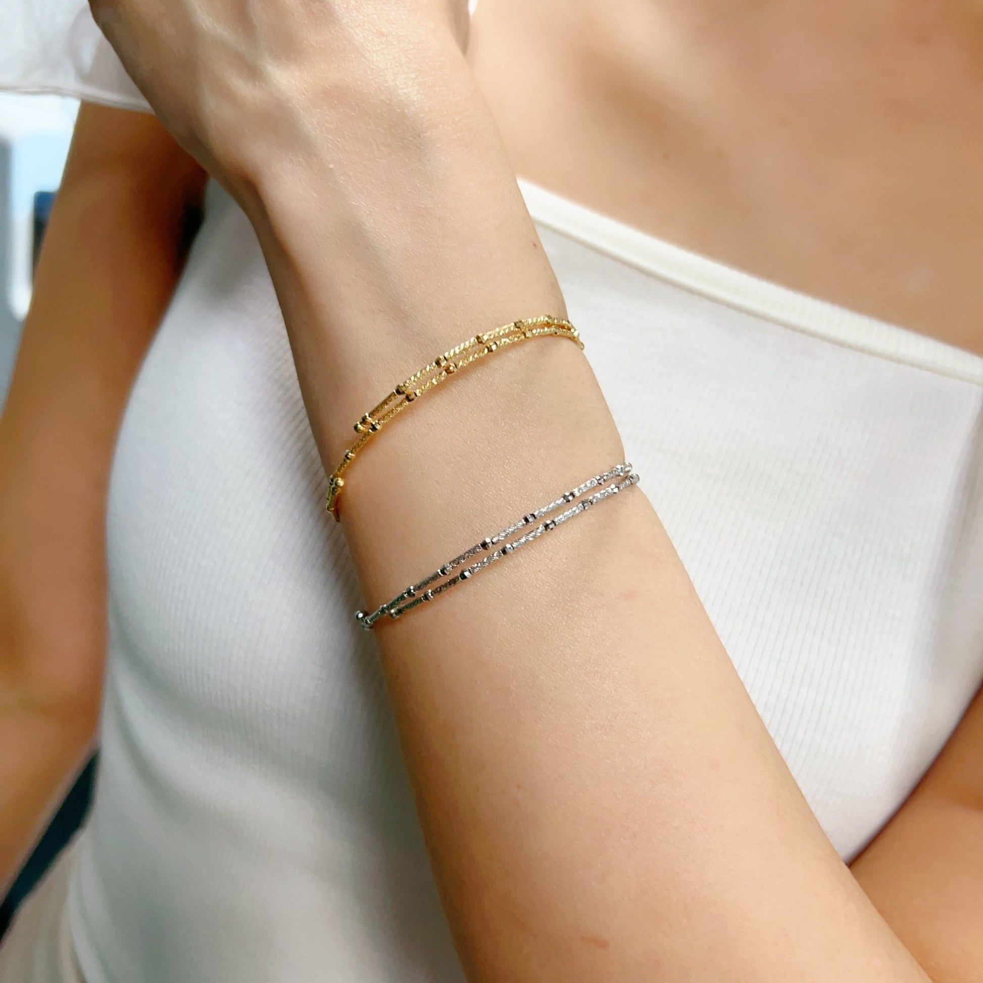 Plain Gold Flexi Bangle - JMW Jewelry Wholesale