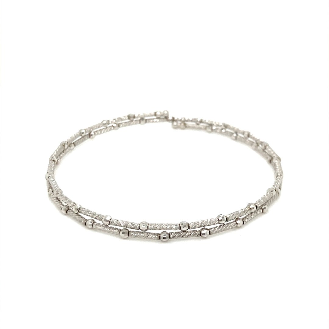 Plain Gold Flexi Bangle - JMW Jewelry Wholesale