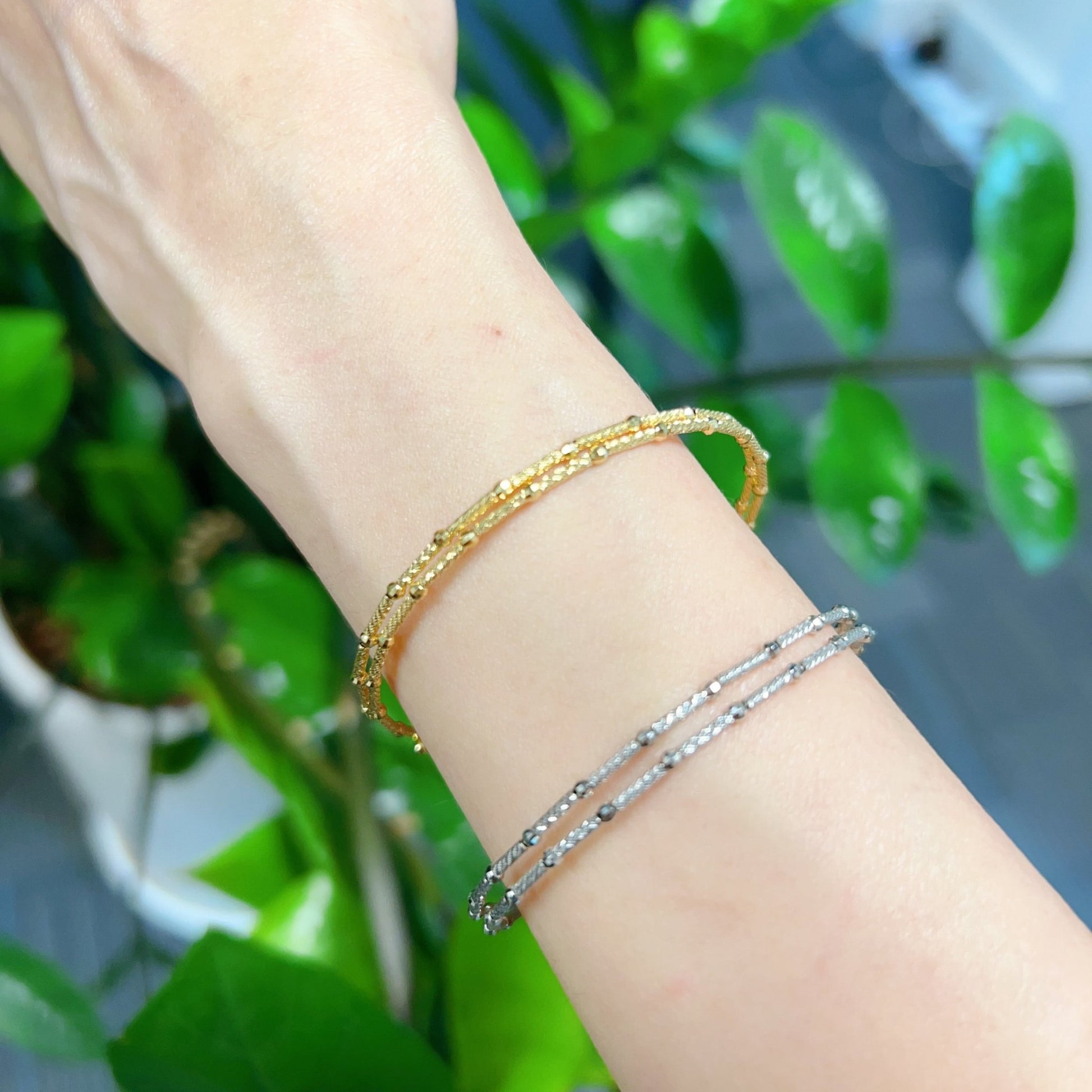 Plain Gold Flexi Bangle - JMW Jewelry Wholesale