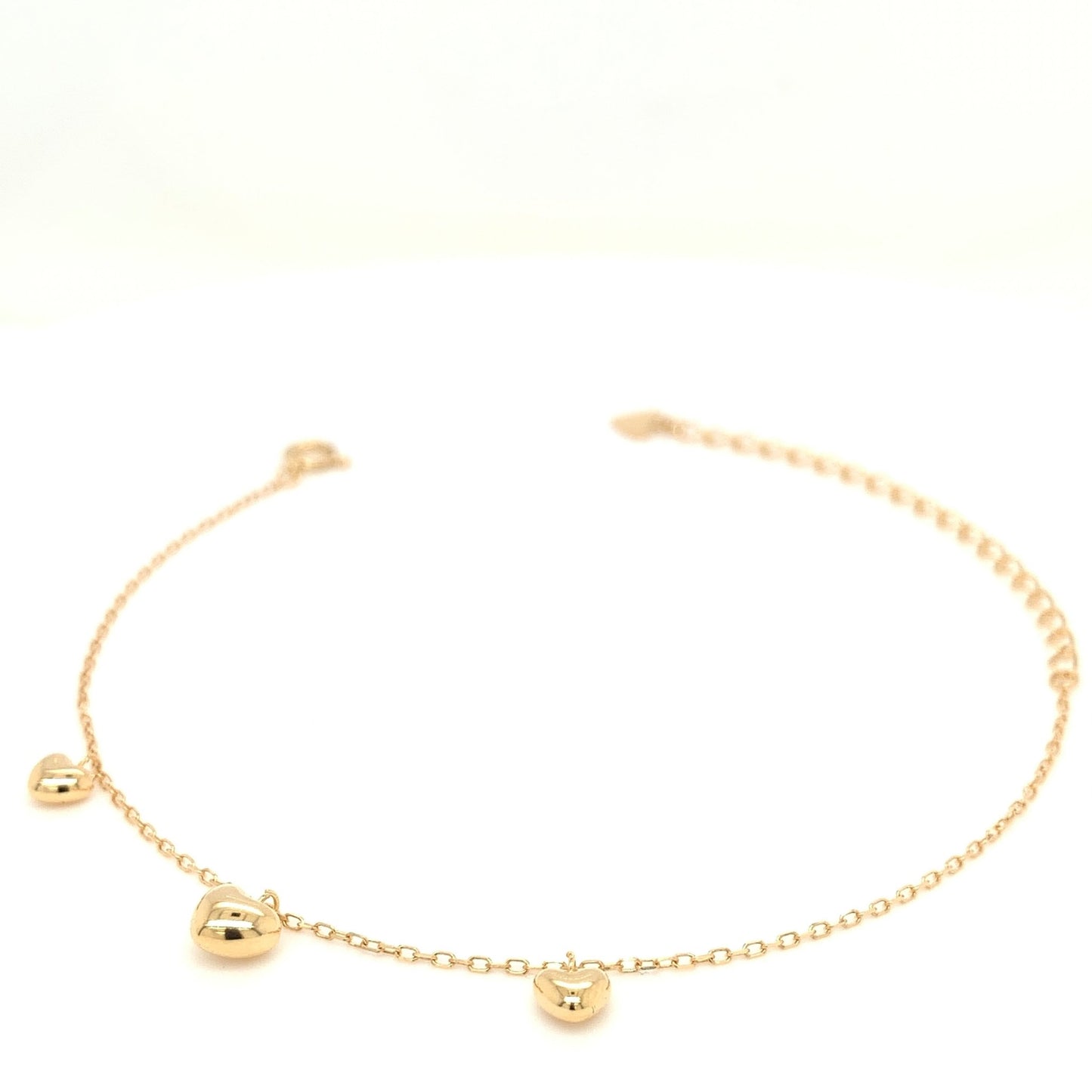 Plump Heart Charm Bracelet - JMW Jewelry Wholesale