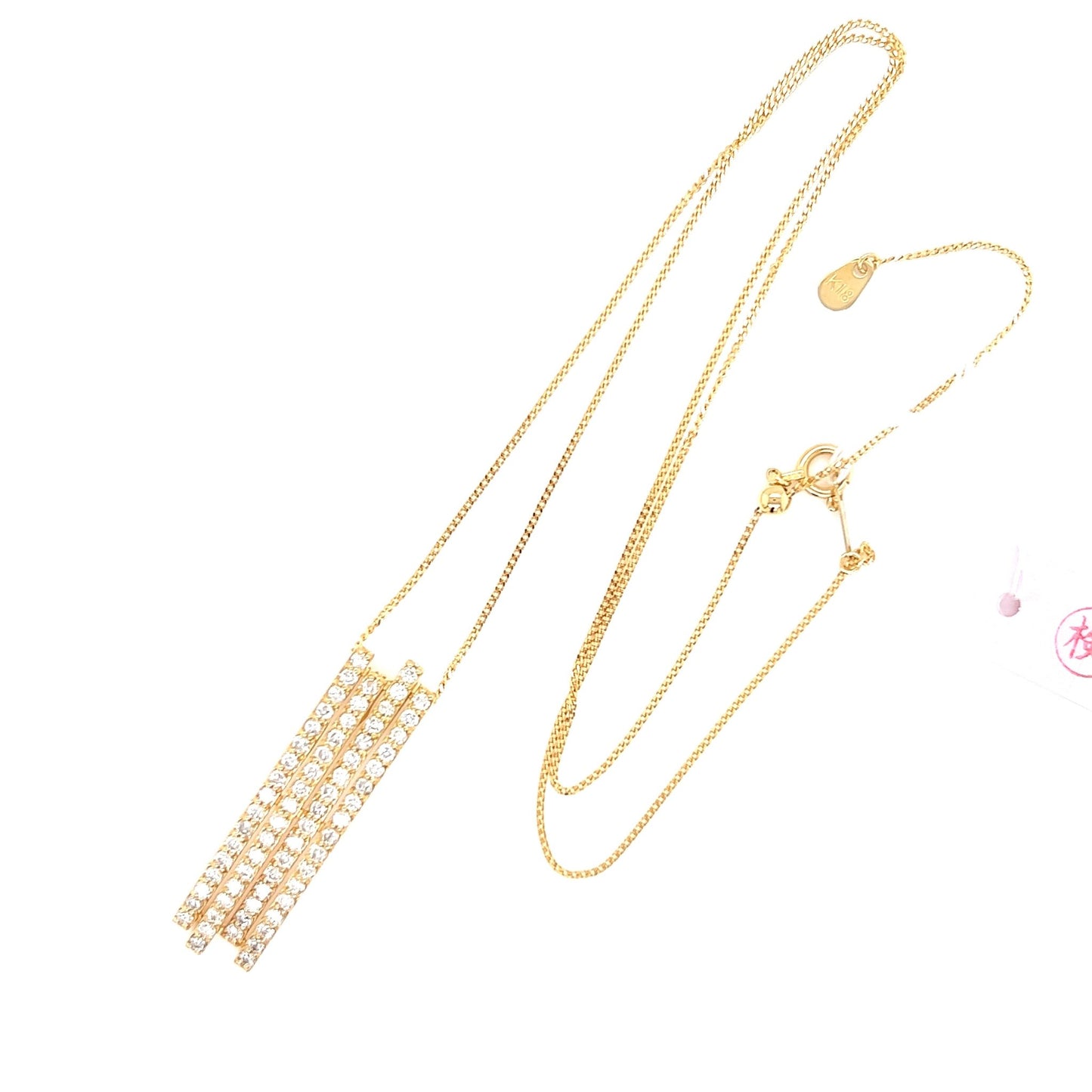 Quadruple Row Necklace 1ct - JMW Jewelry Wholesale