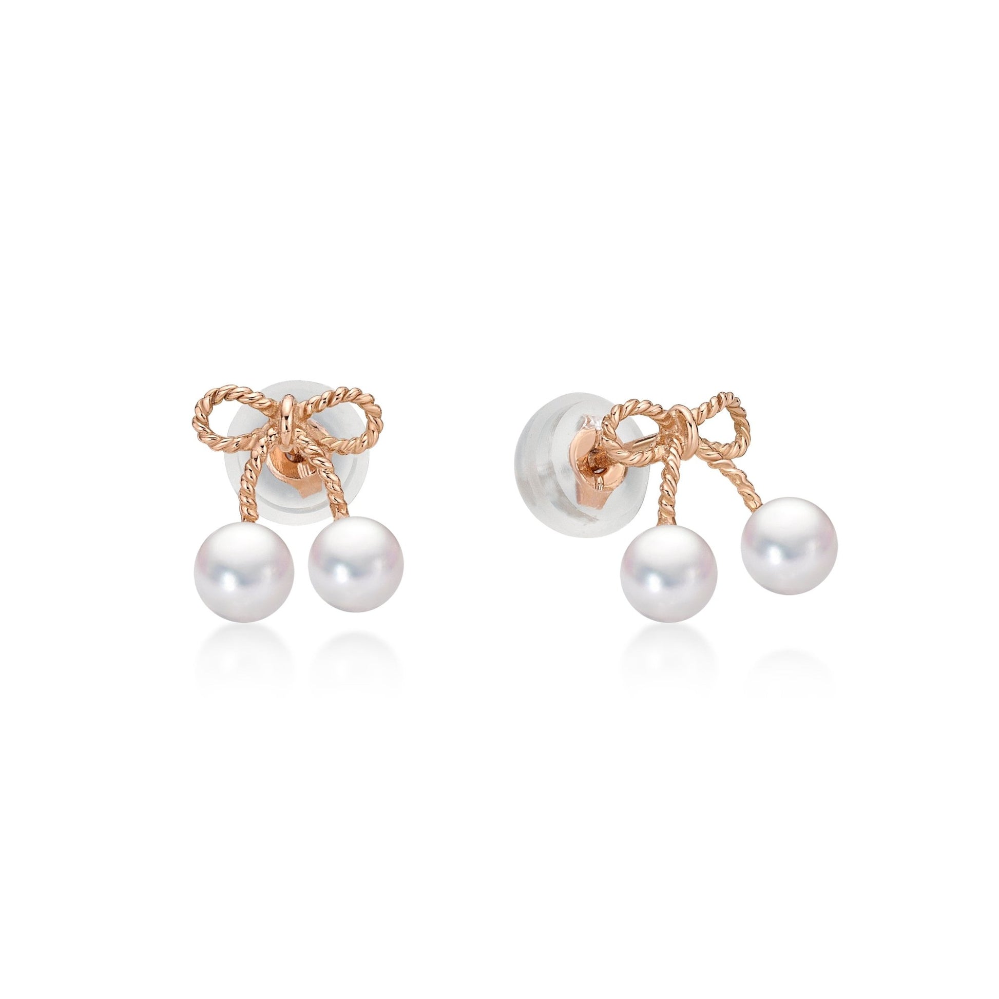 Ribbon Pearl Earrings - JMW Jewelry Wholesale